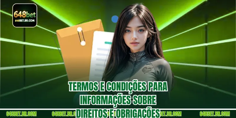 Termos e condições para informações sobre direitos e obrigações